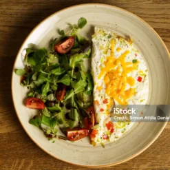 Zucchini & Egg White Omelet